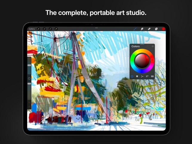 Screenshot of Procreate