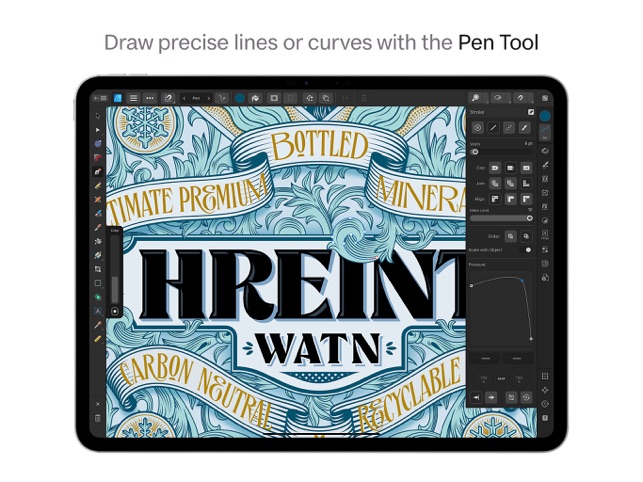 Screenshot of Affinity Designer 2 for iPad