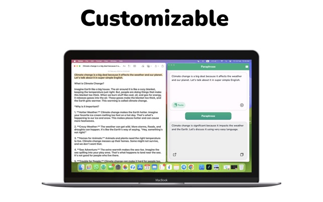 Screenshot of Paraphrase: Rewording Tool