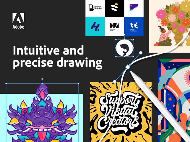 Screenshot of Adobe Illustrator: Graphic Art