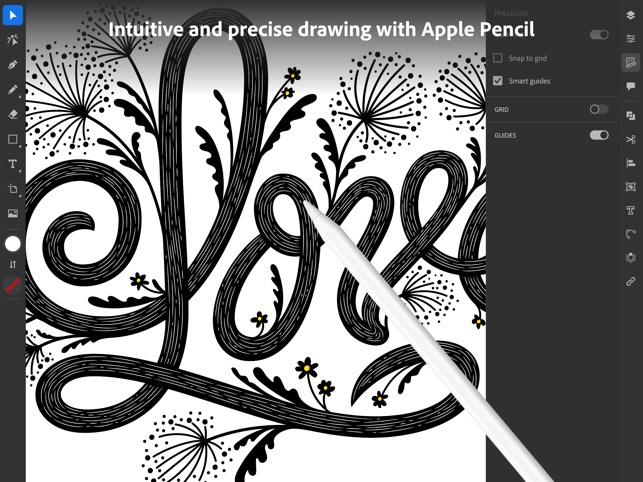 Screenshot of Adobe Illustrator: Graphic Art