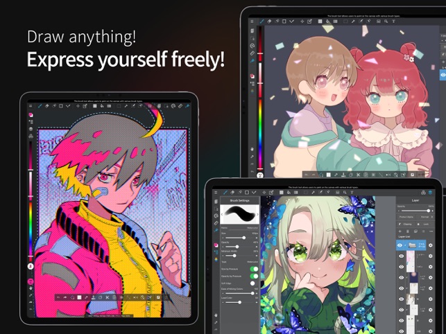 Screenshot of MediBang Paint for iPad