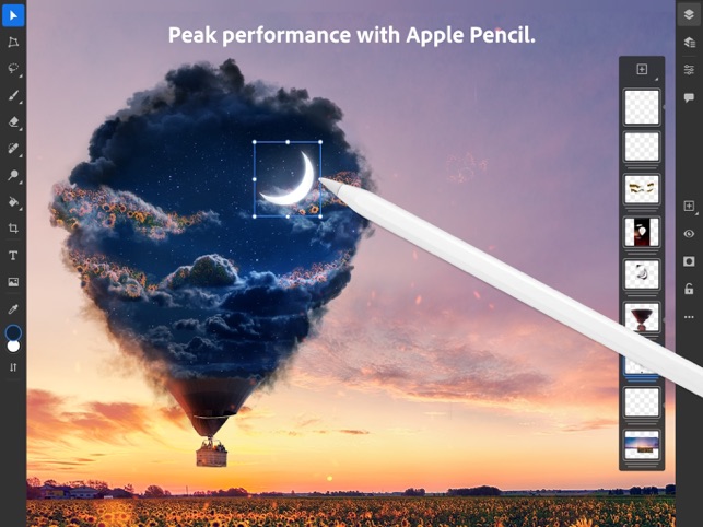 Screenshot of Adobe Photoshop