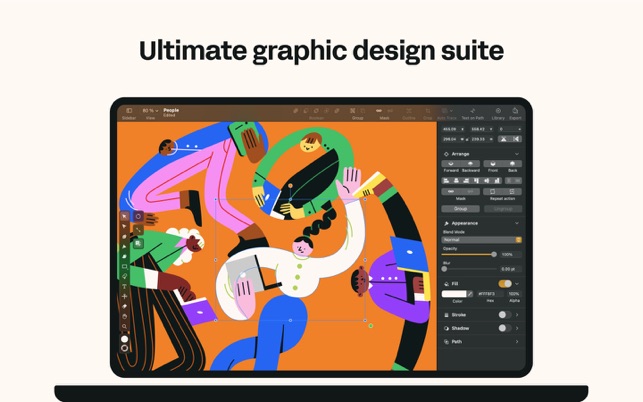 Screenshot of Linearity Curve Graphic Design
