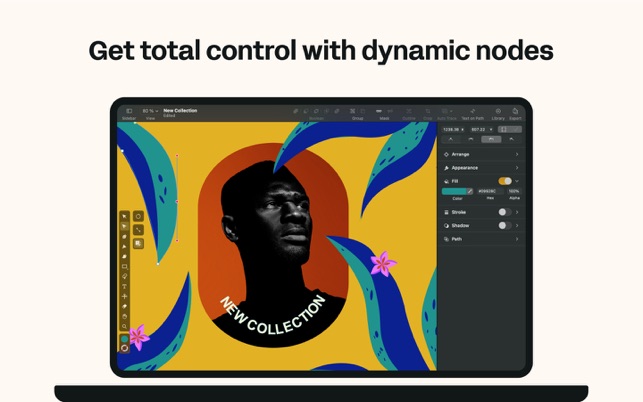 Screenshot of Linearity Curve Graphic Design