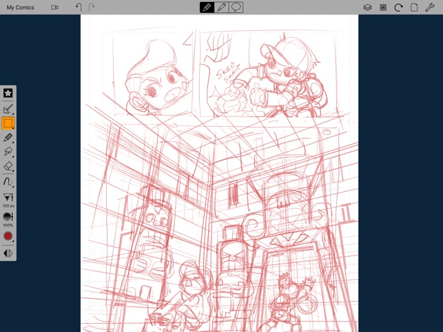 Screenshot of Comic Draw by plasq