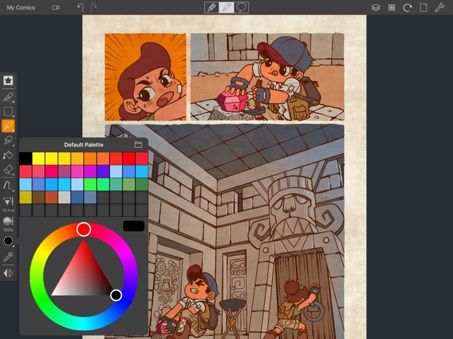 Screenshot of Comic Draw by plasq
