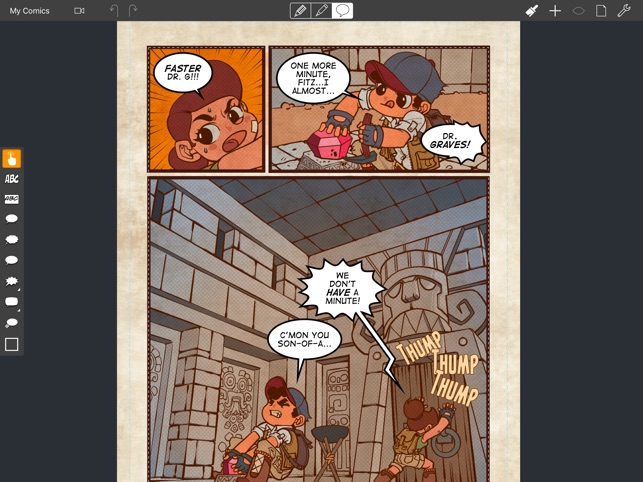 Screenshot of Comic Draw by plasq