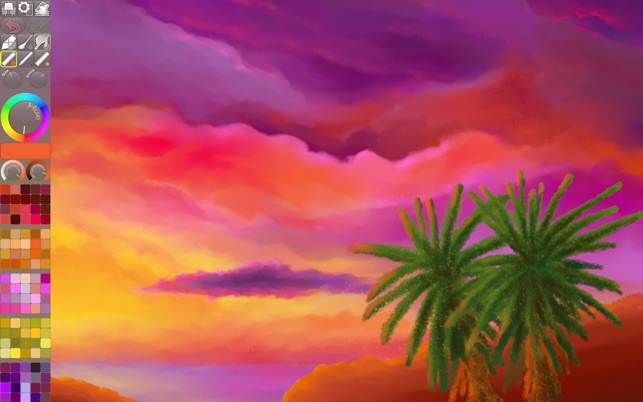 Screenshot of iPastels