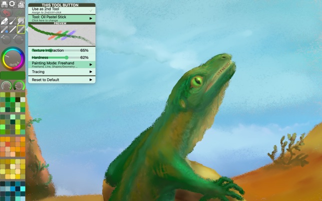 Screenshot of iPastels