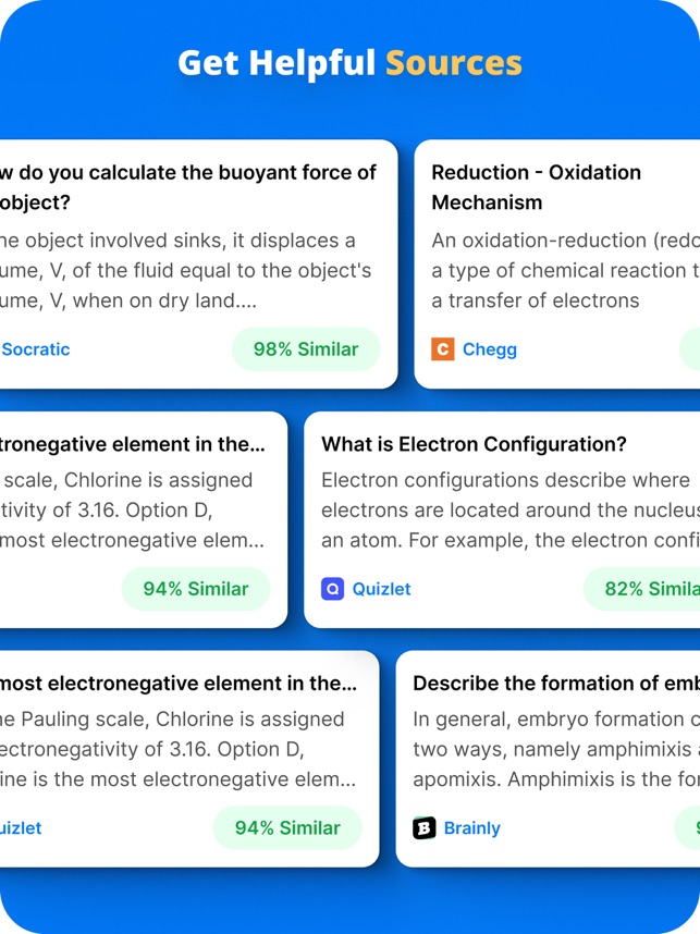 Screenshot of PhotoSolve: AI Homework Helper
