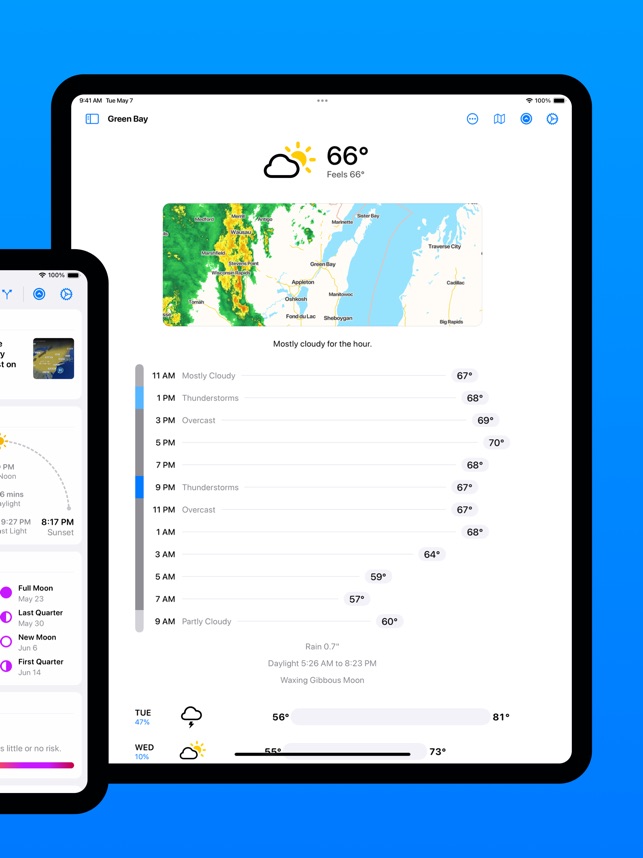 Screenshot of CARROT Weather: Alerts & Radar