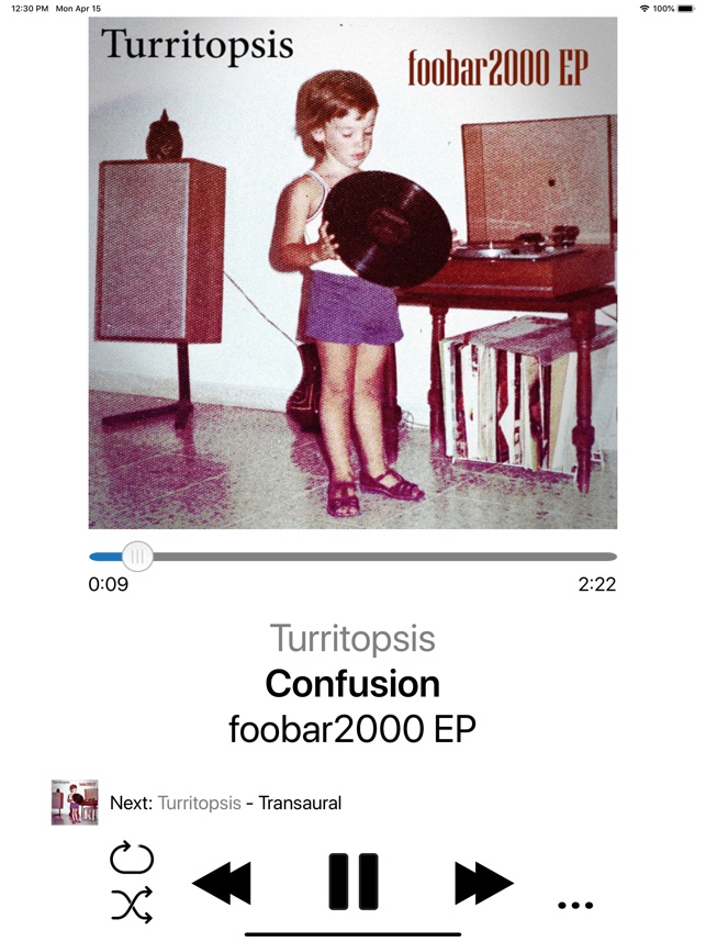 Screenshot of foobar2000