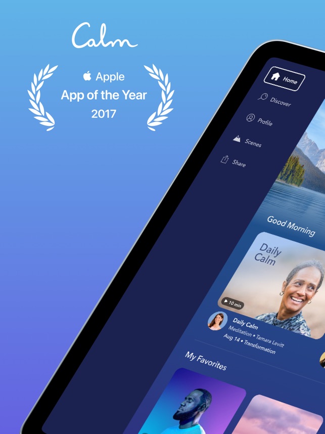 Screenshot of Calm