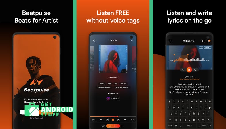 Beatpulse - Free Beats Instrumental Lyrics writing app