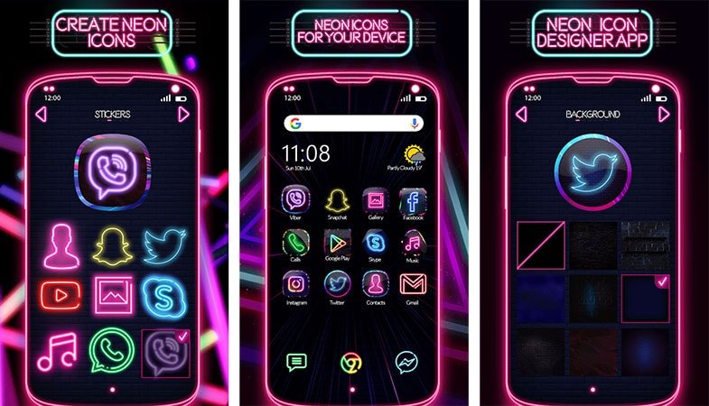 neon icon pack