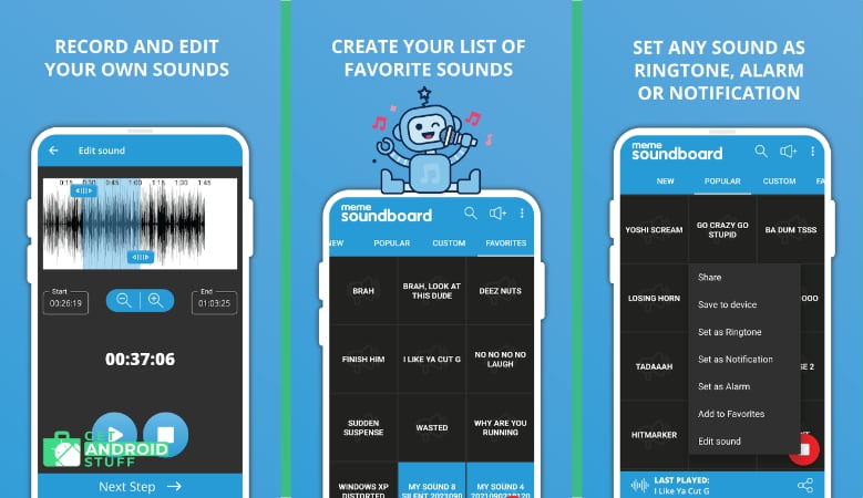 Screenshot of   Meme Soundboard by ZomboDroid app