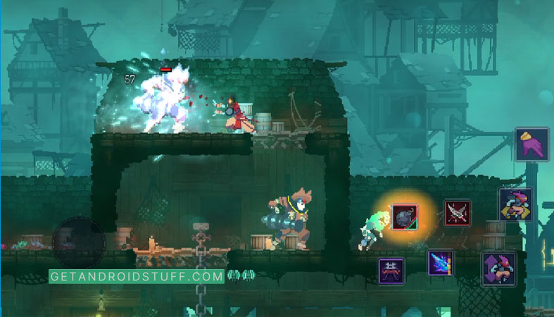 Screenshots of Dead Cells iPad fighting game