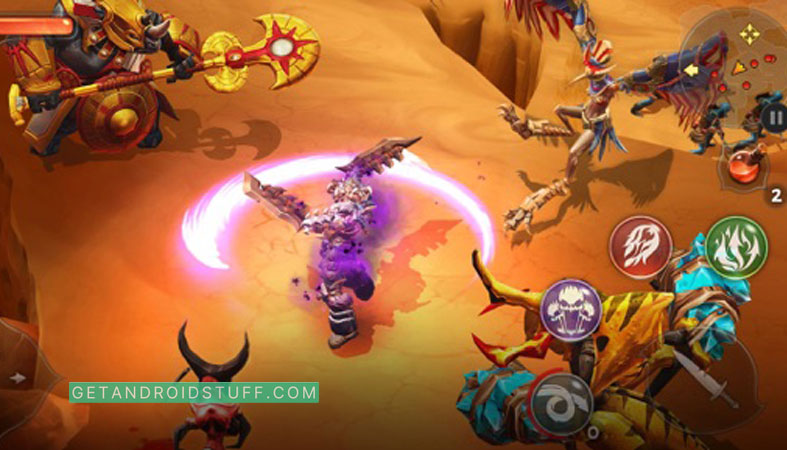 Screenshots of Dungeon Hunter 5 iphone game