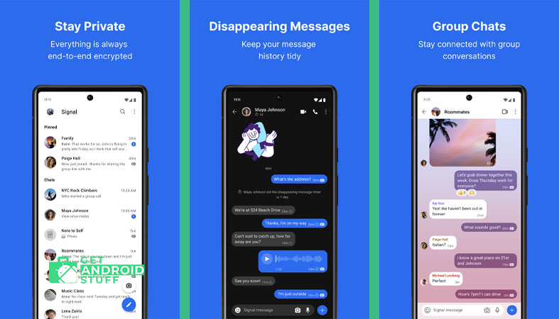 Signal Private Messenger app for android