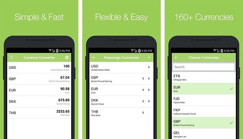 Valuta currency app