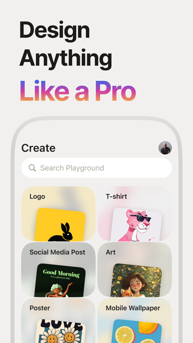 Screenshot of Playground: AI Design & Editor
