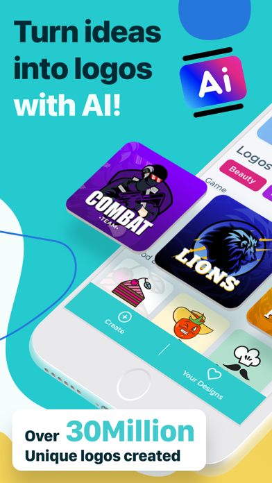Screenshot of AI Logo Generator & Design