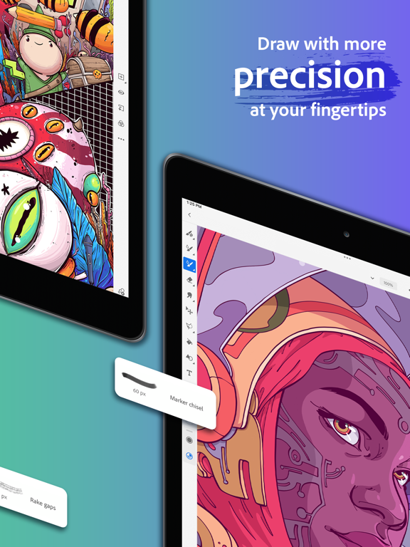 Screenshot of Adobe Fresco: Free Drawing App